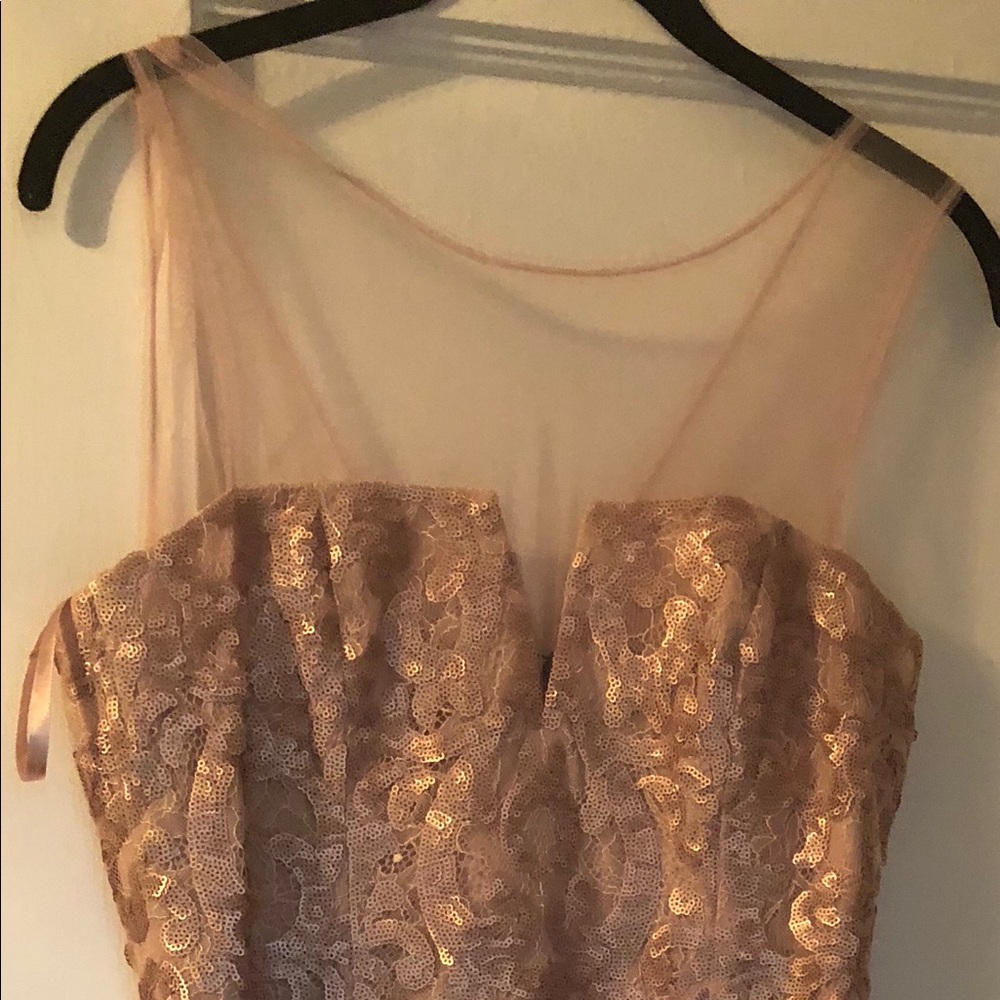 Brand new bcbg blush dress